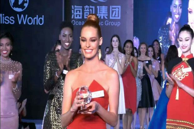 Miss World Prancis Menangkan...