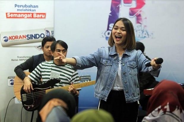 Jadi Vokalis Geisha,...