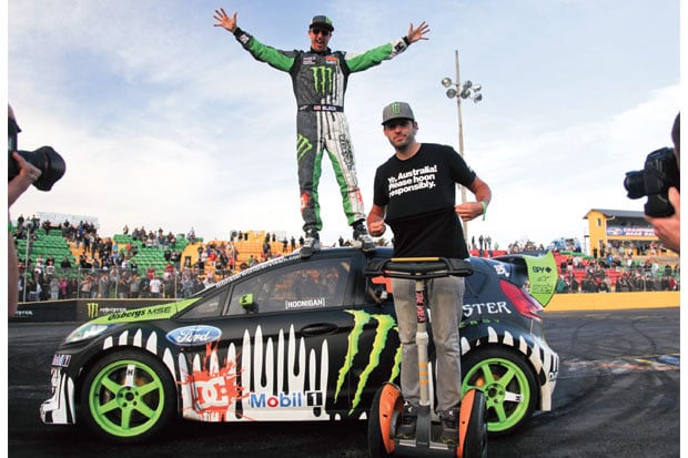 Ken Block, Jatuh Bangun...
