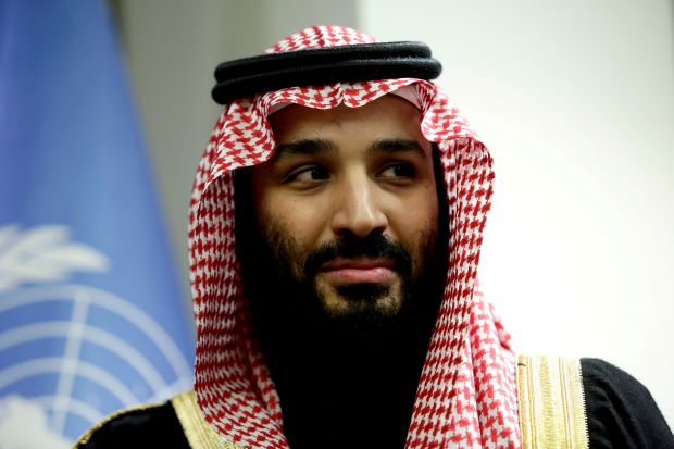 Putra Mahkota Saudi...