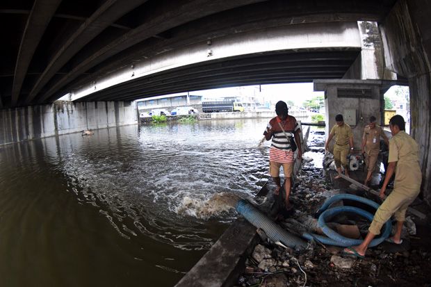 Disedot 5 Pompa, Banjir...