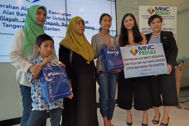 MNC Peduli Bagikan Alat...