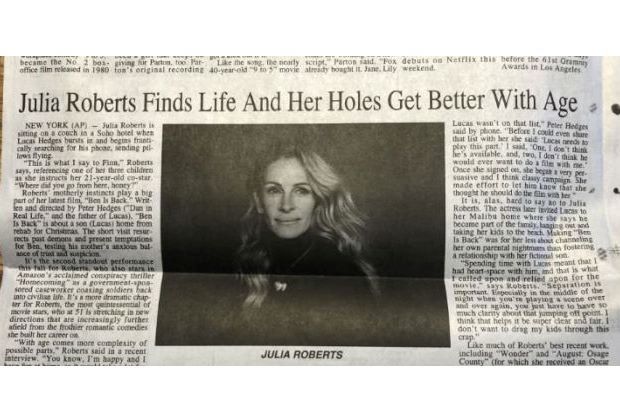 Headline soal Julia...