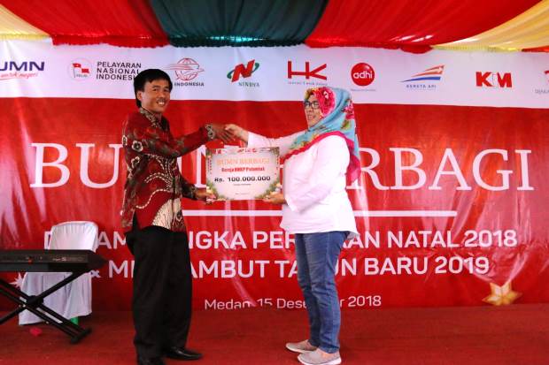 Pelni dan 7 BUMN Berikan...
