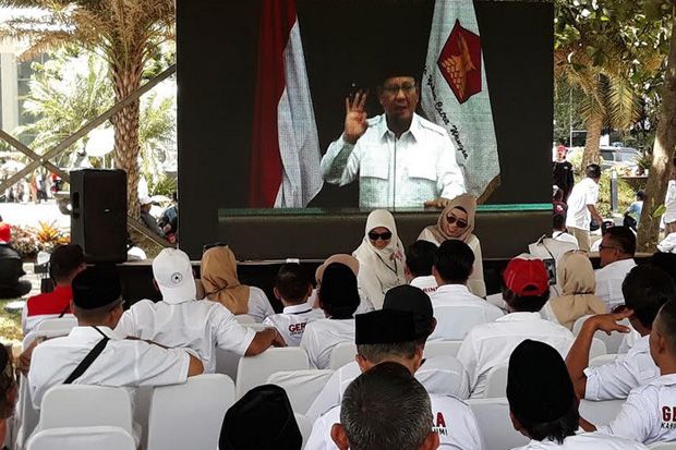 Prabowo Ajak Pendukung...