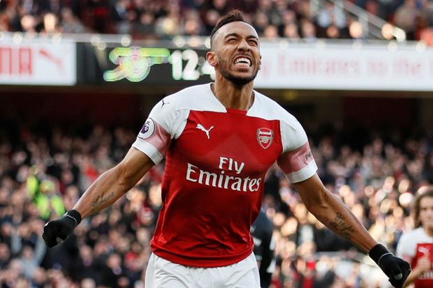 Babak 1 : Gol Aubameyang...