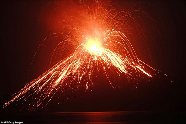 Erupsi Gunung Berapi...