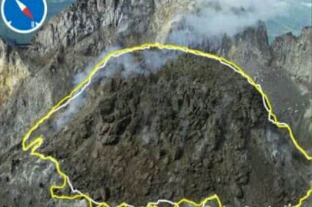 Volume Kubah Lava Merapi...
