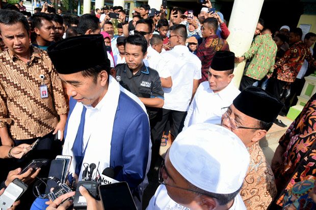 Presiden Jokowi Silaturahmi...