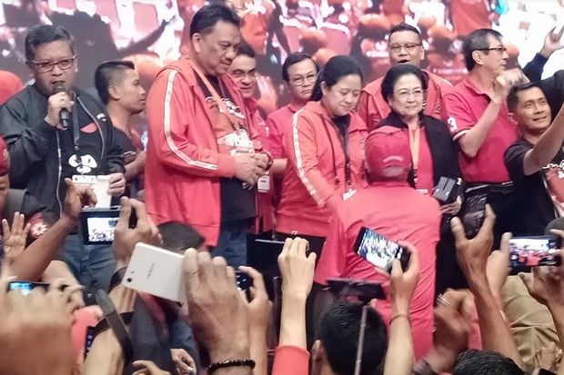Tutup Rakornas PDIP,...