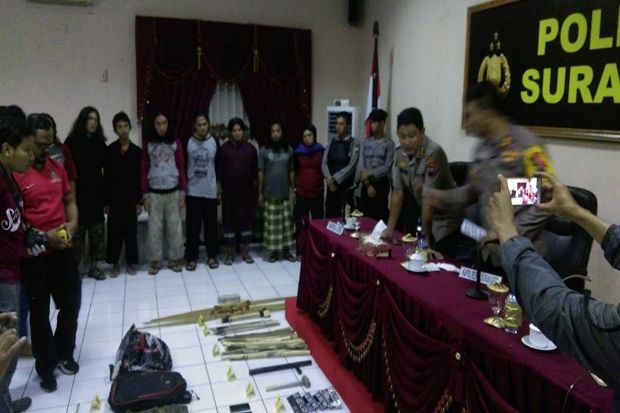Resahkan Warga, 10 Pelaku...