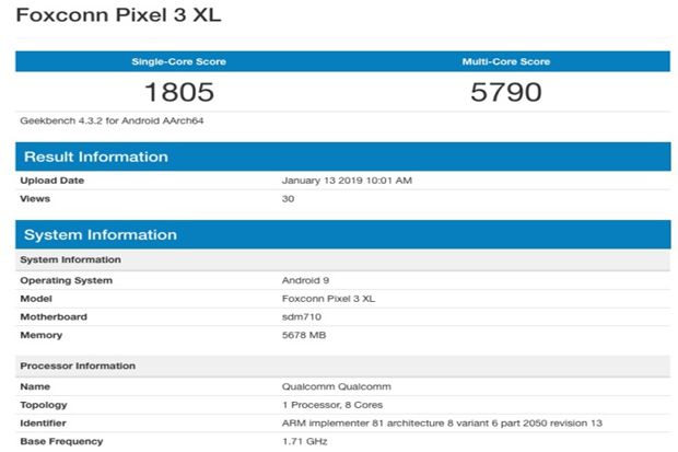 Google Pixel 3 XL Lite...