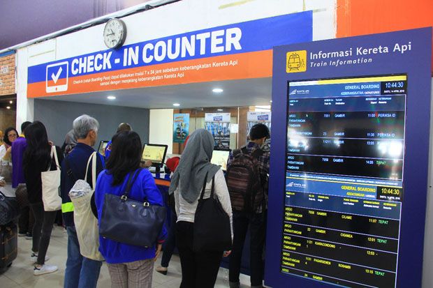 Sekarang Check-In Kereta...