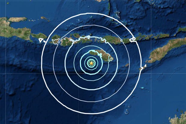 USGS Sebut Lempeng Tektonik...