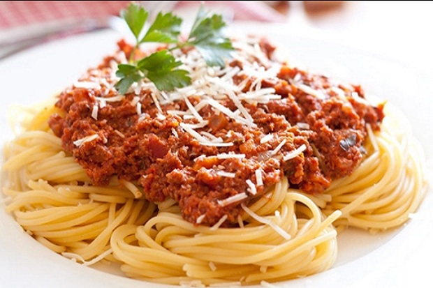 Spaghetti Saus Rica...
