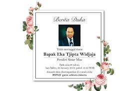 Eka Tjipta Akan Dikebumikan...