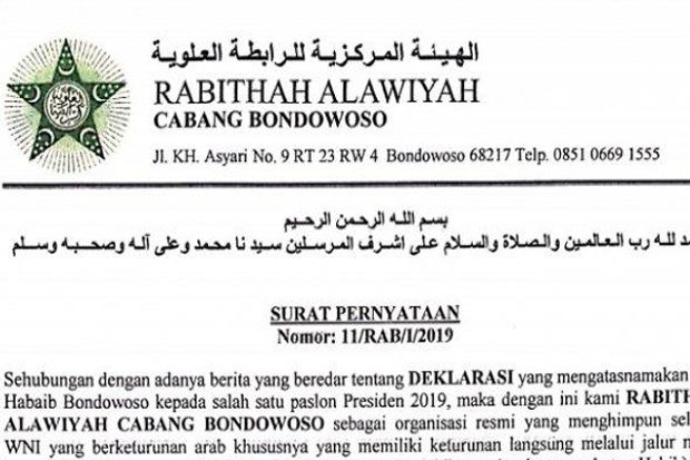 Klarifikasi Dukungan...