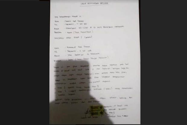 Klarifikasi Kejadian...