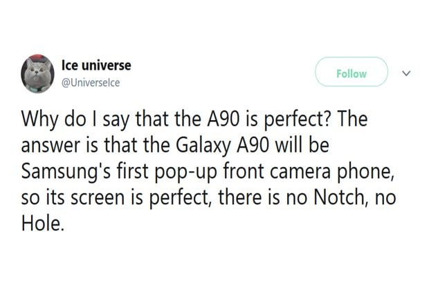 Galaxy A90 Disebut Sebagai...