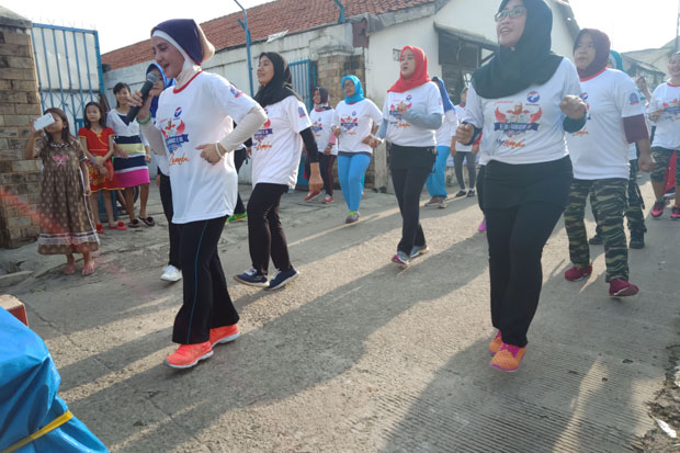 Lewat Senam Zumba, Caleg...