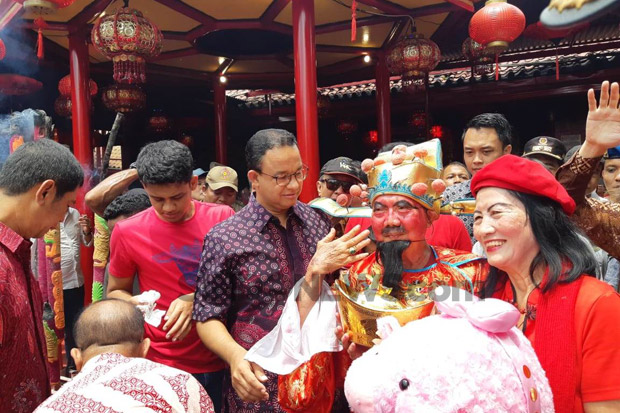 Perayaan Imlek, Anies...
