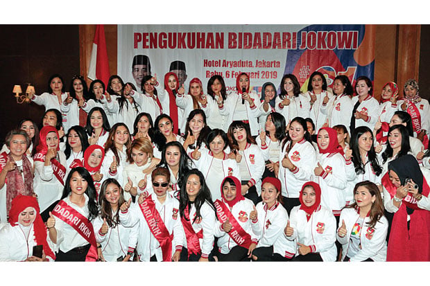 Ribuan Bidadari Jokowi...