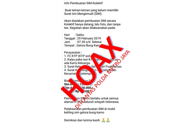 Polisi Tegaskan Pembuatan...