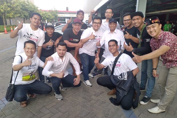 Relawan Milenial Jokowi-Amin...