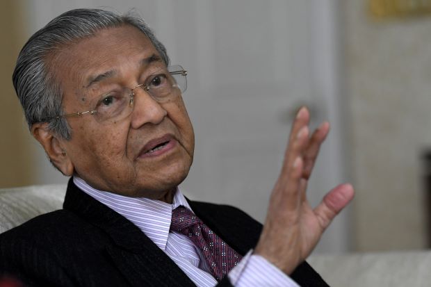 PM Malaysia Mahathir...