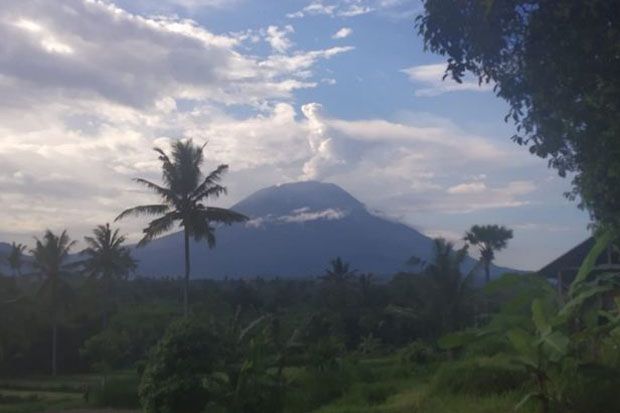 Erupsi, Gunung Agung...