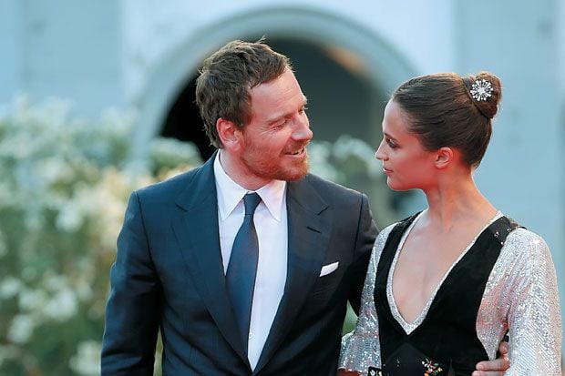 Aktor Michael Fassbender...