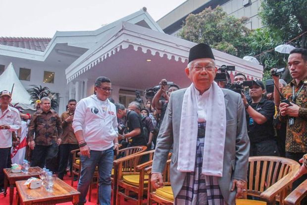 Maruf Amin Pacu Semangat...