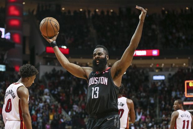 Cetak 58 Poin, Harden...