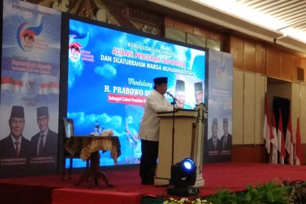 Kebocoran Negara, Prabowo:...
