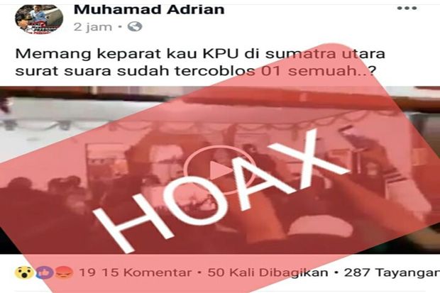 KPU Sumut Laporkan Penyebar...
