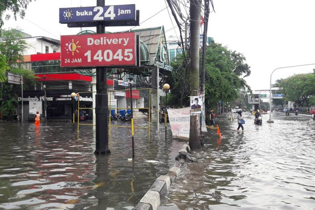 Tangani Banjir di Green...