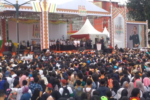 Jokowi Ingatkan Milenial...