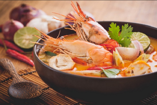Tom Yum Soup yang Lezat...