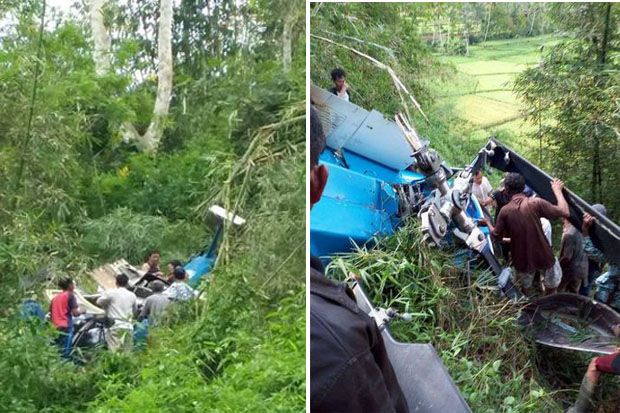 Heli Jatuh di Tasikmalaya...