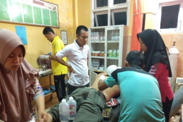 Anggota Polisi Ditikam...