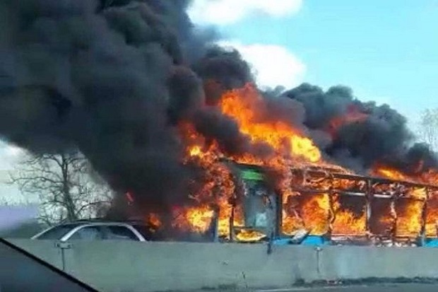 Seorang Pria Bajak Bus...