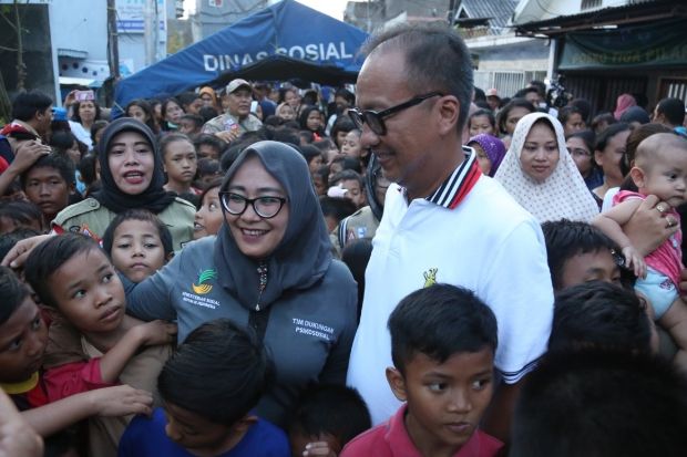 Kunjungi Korban Kebakaran...