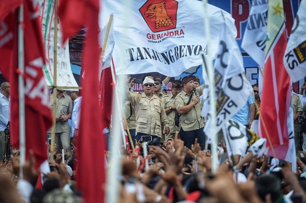 Kampanye di Bali, Prabowo...