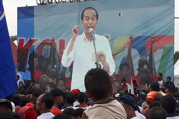 Kampanye di Dumai, Jokowi...