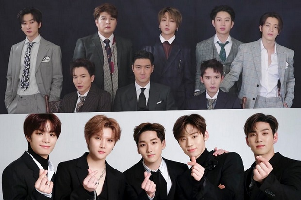 Super Junior dan NU’EST...