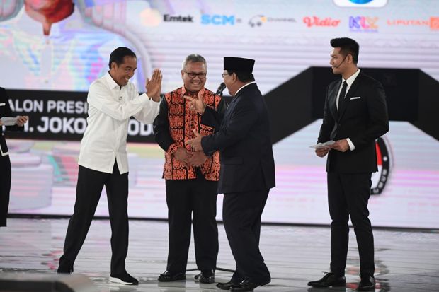 Akhiri Debat, Jokowi-Prabowo:...