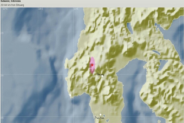 Gempa Berkekuatan 2,4...