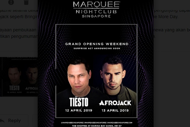 DJ Tiesto dan Afrojack...