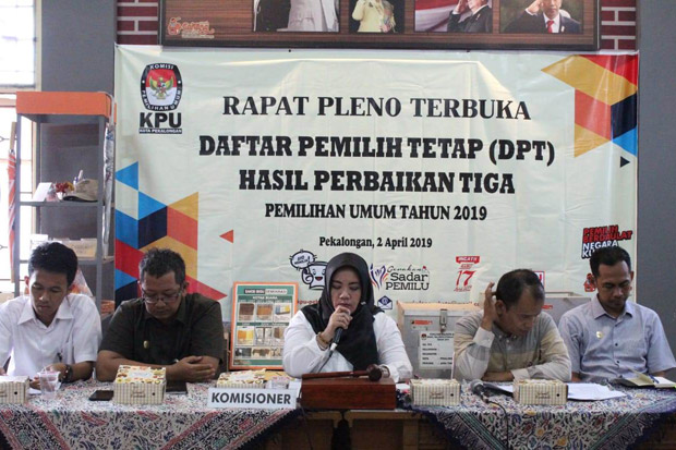 KPU Kota Pekalongan...