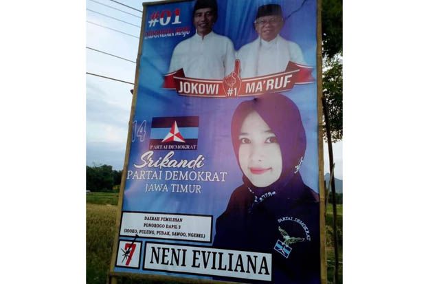 Viral, Caleg Demokrat...